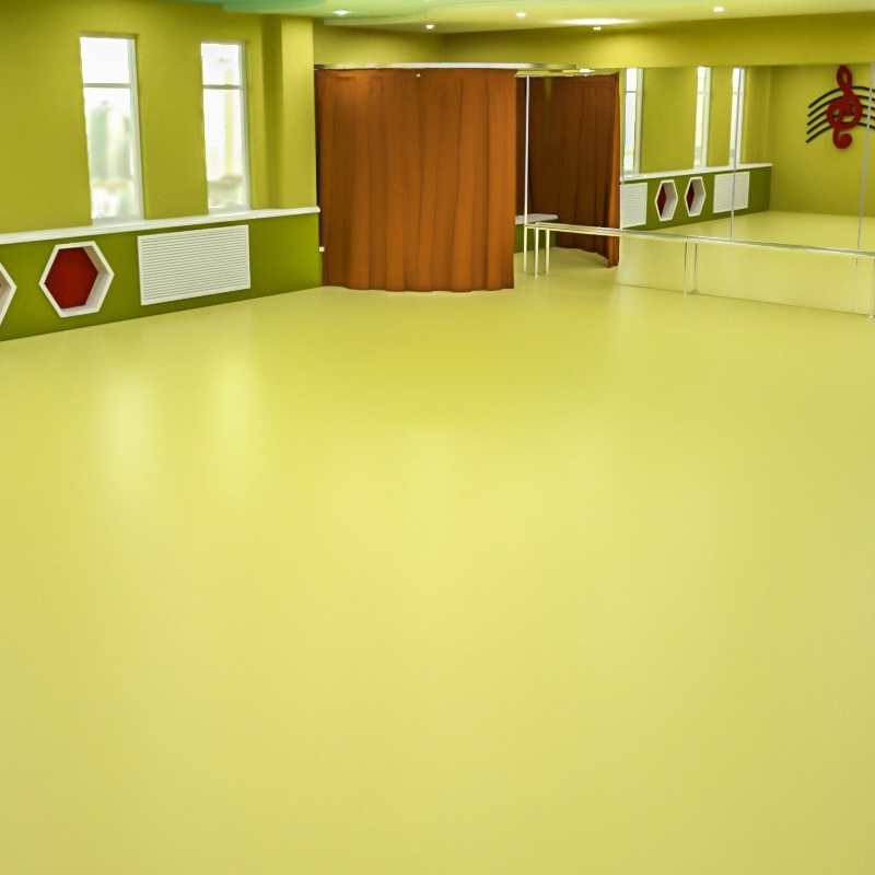 Water Based Epoxy Floor Coating Application On Concrete Floor