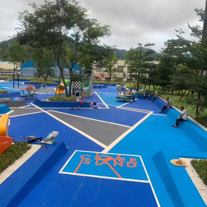 EPDM Color Rubber Flooring Seamless Safety Surface
