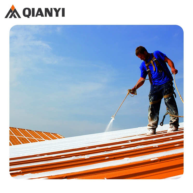 Thermal Insulation Coating Applied On Metal Roof