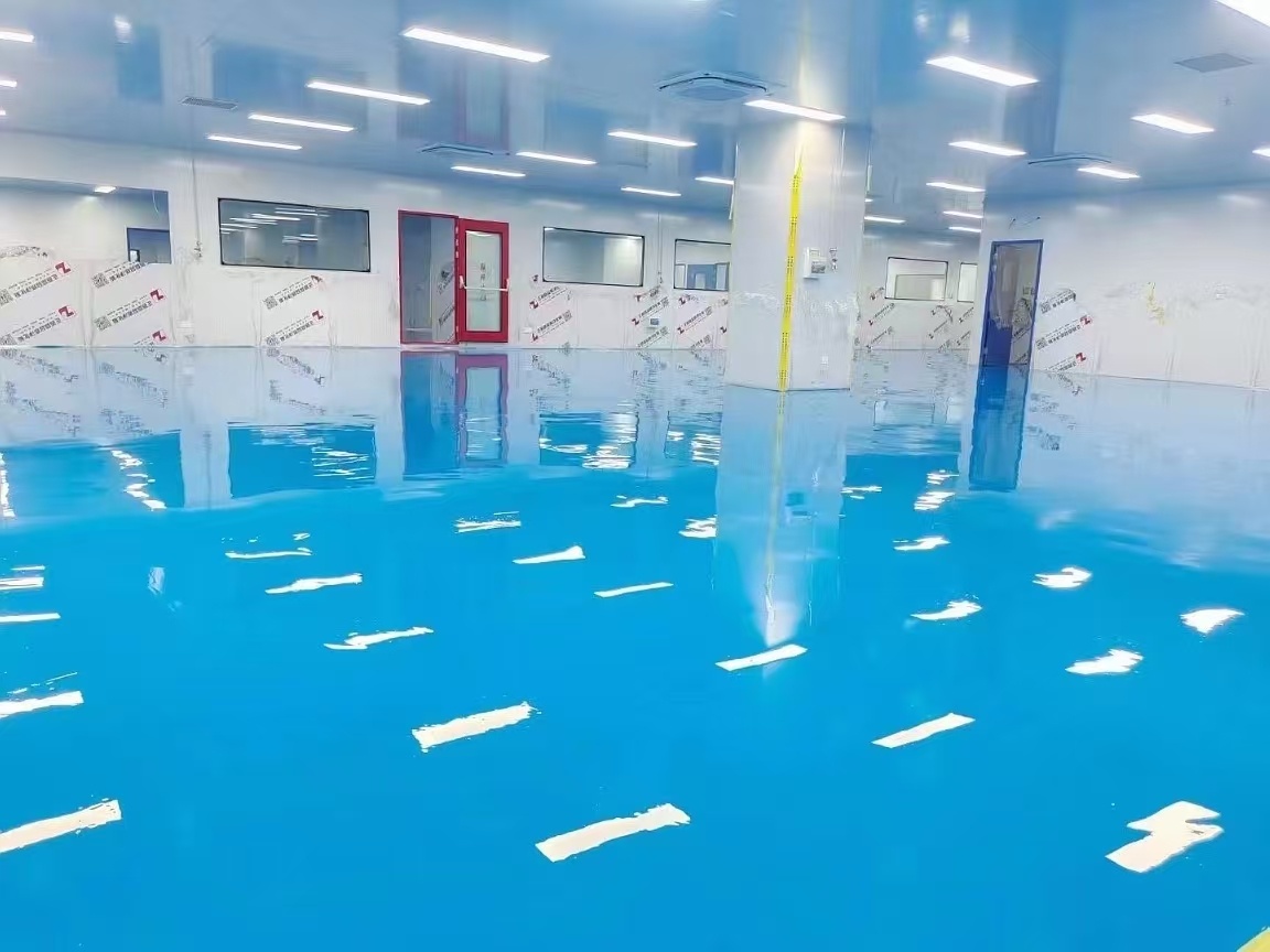 High Gloss Self Leveling Floor Coating Application