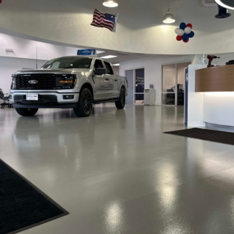 Factory Floor High Solid Coating Application