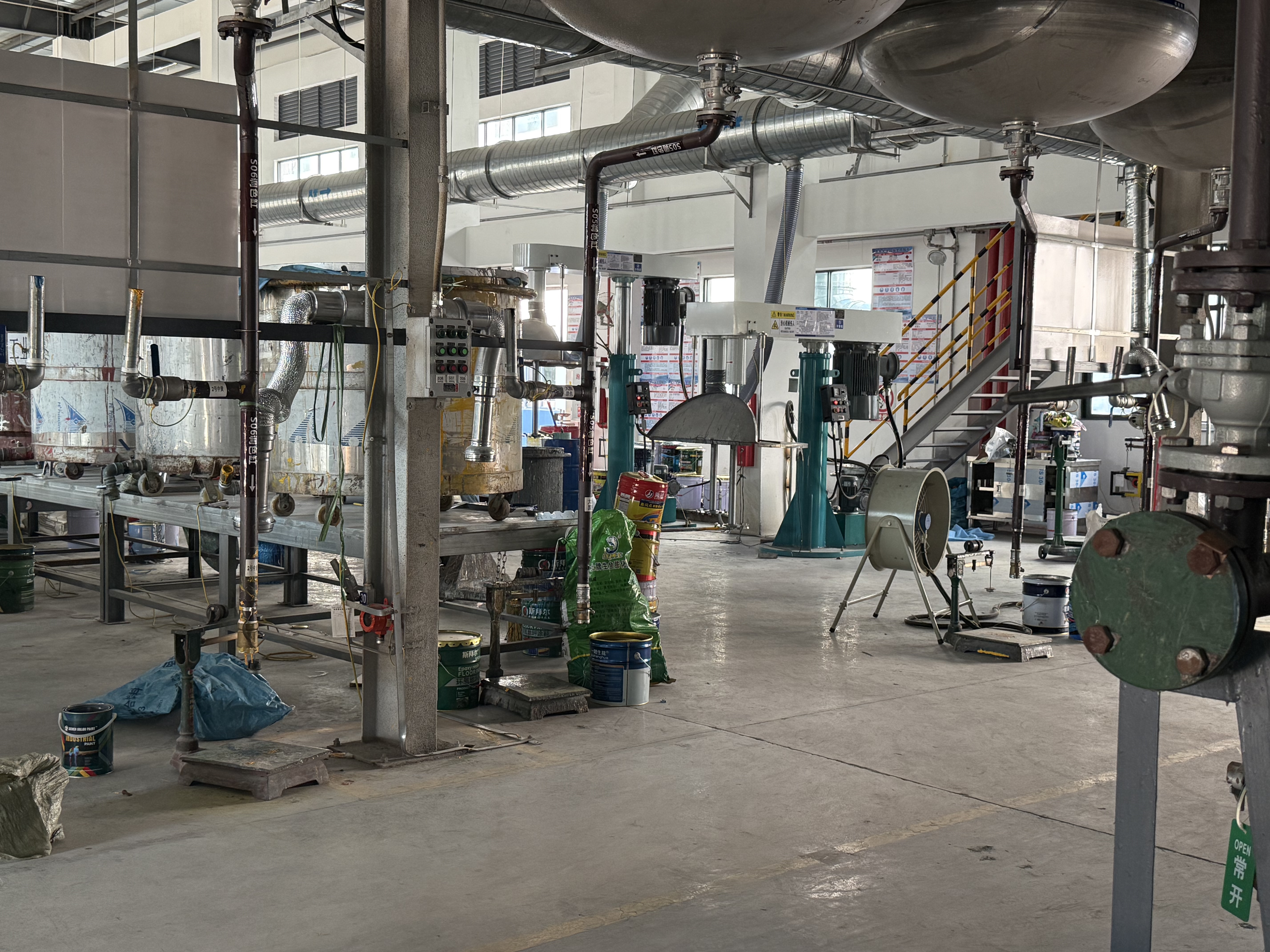 Industrial Floor Coating Manufacturing Control