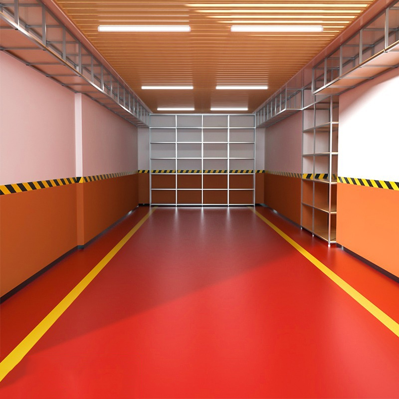 Anti mold and antibacterial warehouse flooring formulation with strong mechanical impact resistance