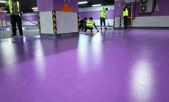 Anti static epoxy floor coating for electronics and cleanroom facilities