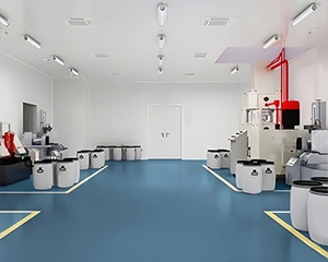 ESD anti-static epoxy flooring system for electronic assembly and precision manufacturing