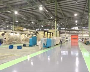 ESD conductive heavy-duty epoxy flooring system for industrial manufacturing and equipment areas