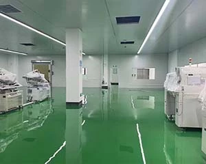 ESD conductive seamless flooring system for cleanrooms, laboratories, and controlled production environments