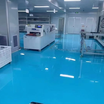 Food grade epoxy flooring system providing hygienic and easy clean surfaces for food processing facilities