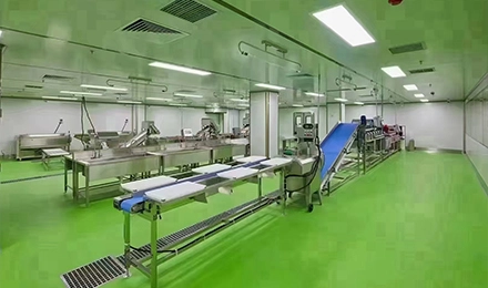 Food grade epoxy floor coating for food storage warehouse and cold storage facility