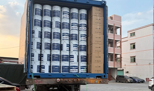 Global export and shipping support for industrial coating products