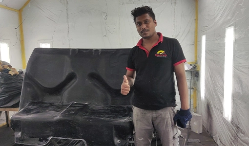 Industrial coating quality control and batch consistency testing