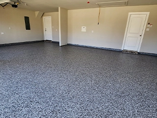 Polyaspartic industrial flooring system with heavy-duty durability and chemical resistance for manufacturing facilities
