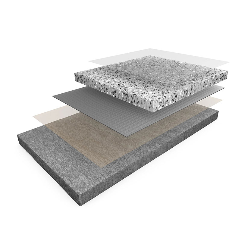 Resinous and polyurea industrial flooring system layers breakdown